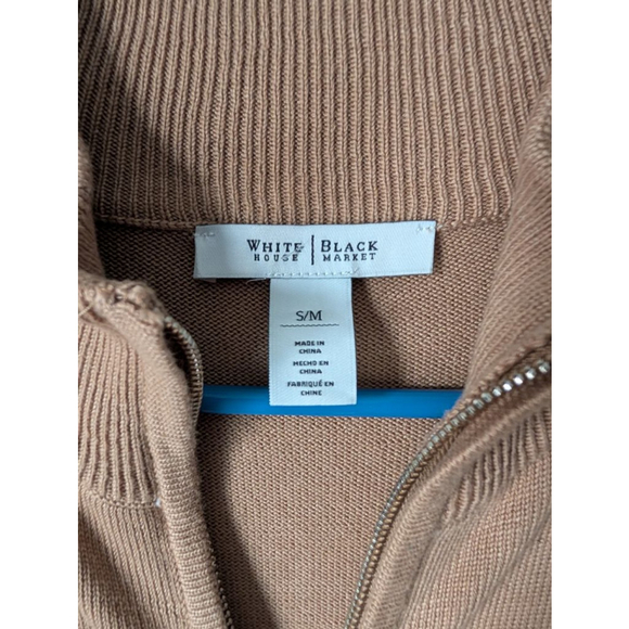 Women's White House Black Market Brown Poncho Sweater S/M - Picture 4 of 6